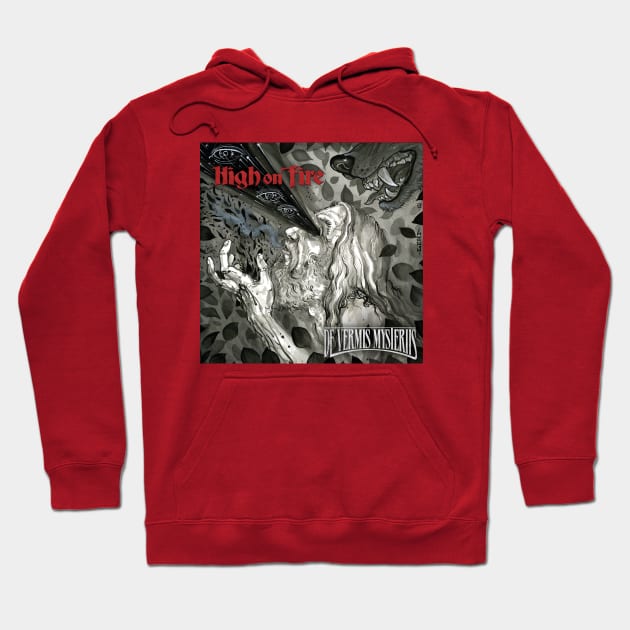 High On Fire De Vermis Mysteriis 2 Album Hoodie by Mey X Prints